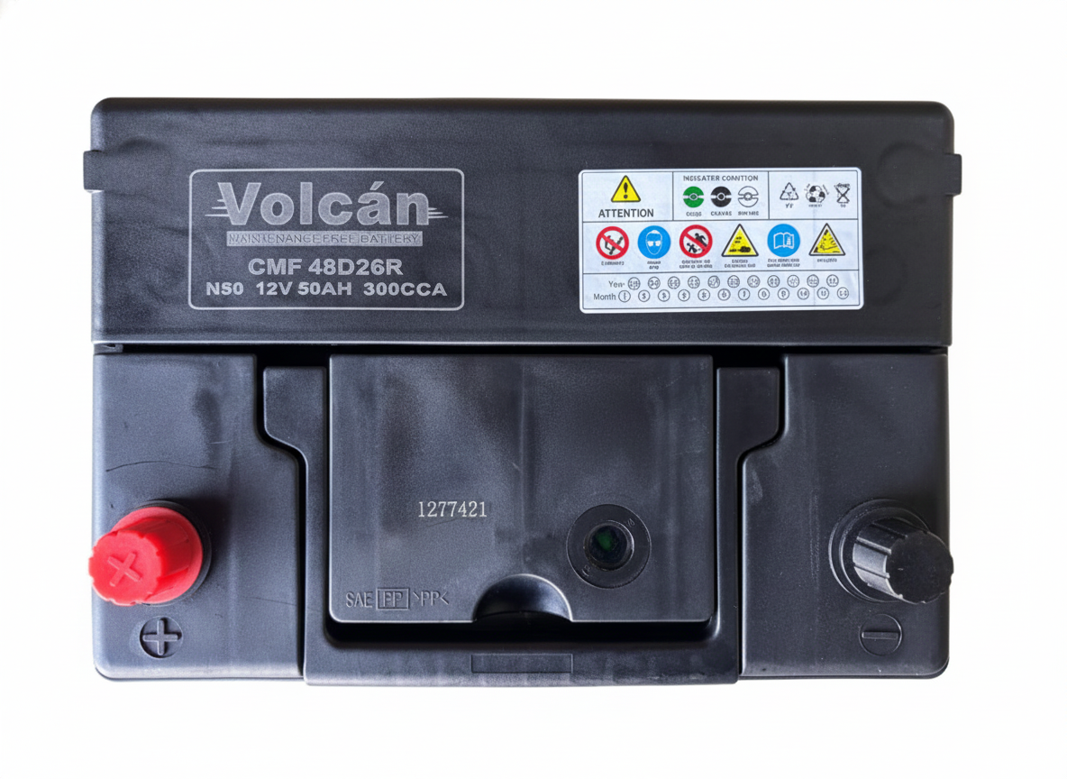 Volcan Car Battery 638 12v 50Ah 300CCA