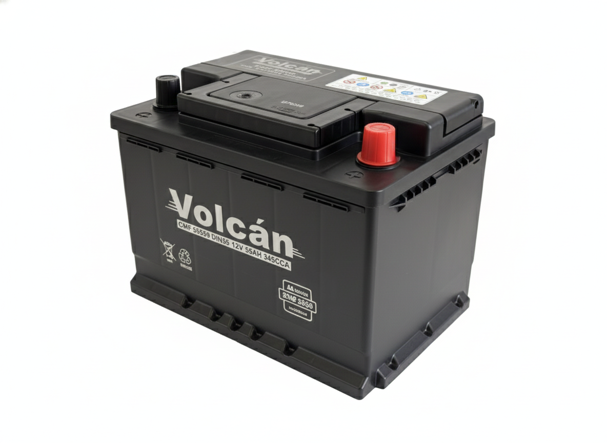 Volcan Car Battery 646 12v 55Ah 345CCA