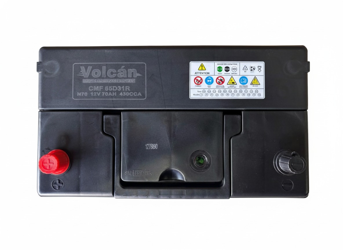 Volcan Car Battery 650 12v 70Ah 430CCA