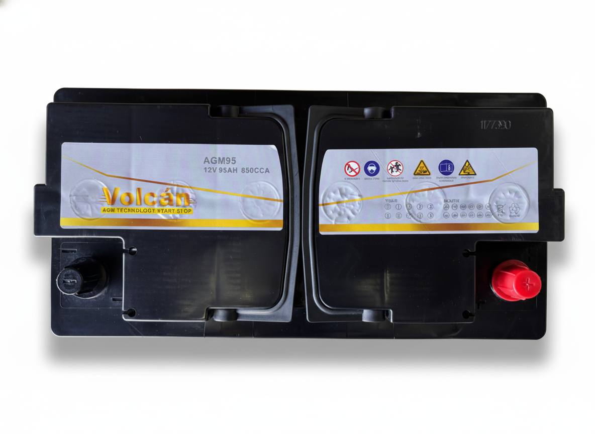 Volcan Car Battery 658 AGM 12v 95Ah 850CCA