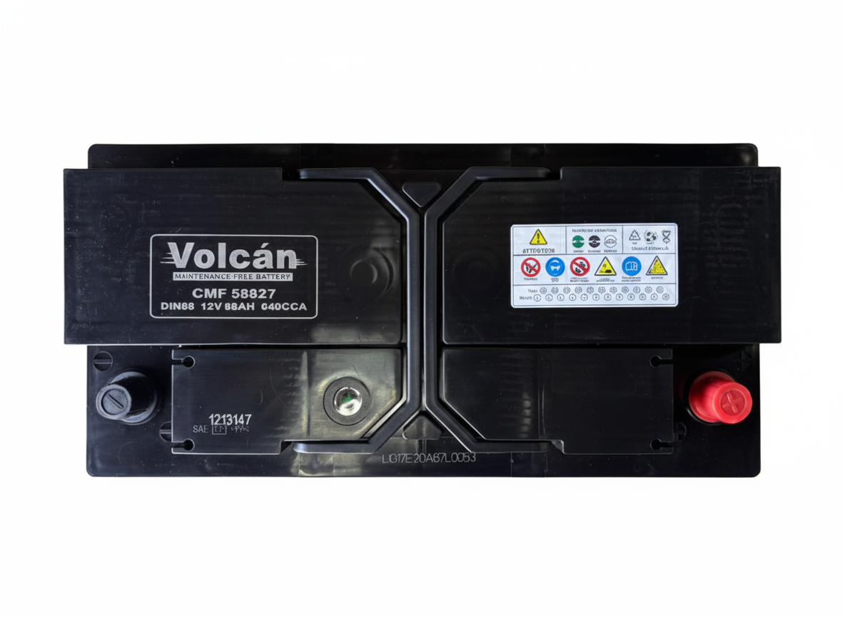 Volcan Car Battery 658 12v 88Ah 640CCA