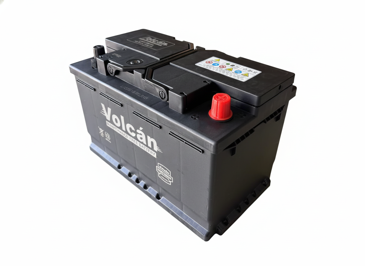 Volcan Car Battery 668 12v 80Ah 600CCA