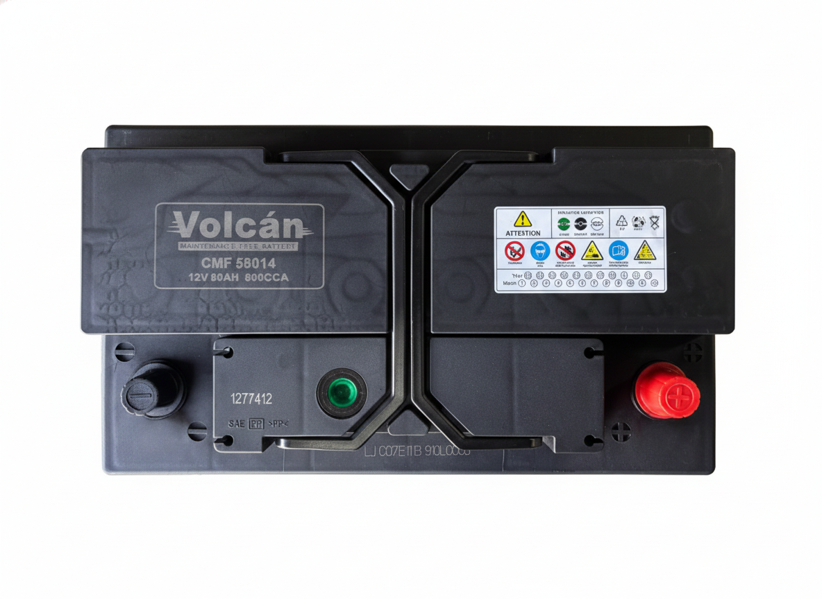 Volcan Car Battery 668 12v 80Ah 600CCA